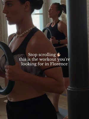 strength classes in English + pilates + yoga + massages 5 min from the Duomo. September spots are filling with abroad girls — come move with us 🫶 #studyabroadfall2026 #florencestudyabroad #pilatesflorence #florenceitaly #studyabroad 