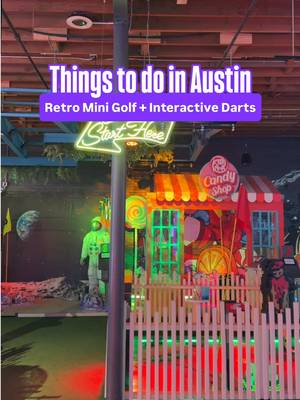 ⛳️ Fun Things to Do in Austin 📍  @Holey Moley Golf Club  Looking for a fun indoor activity? Head to this retro-themed mini golf spot in East Austin! With three colorful 9-hole courses, it's the perfect outing for date night, friends, or family. ✨ This summer, you can play 9 holes for just $10 — just book online using code SUMMER10 or mention the offer to staff when walking in. After your game, stick around for the full menu of delicious food, creative themed drinks, and a great happy hour. Kid-friendly before 8 PM 📍807 E 4th St, Austin, TX 78702 Hours: Monday–Thursday: 12 PM–11 PM Friday: 12 PM–12 AM Saturday: 11 AM–12 AM Sunday: 12 PM–10 PM #holeymoleypartner #austintx #exploreaustin #eastaustin #thingstodoinaustin 