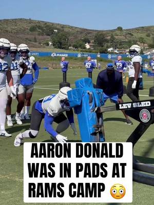 Is AD coming back? 😳 (via YT/houseofhorns) #aarondonald #rams #larams #football 
