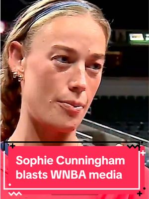 Sophie Cunningham wants to keep the focus on the court. 👀 (via WISH-TV)