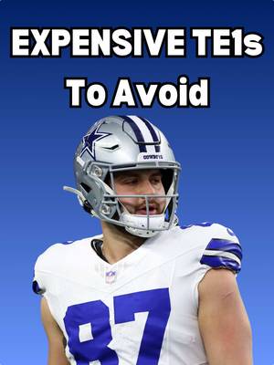 These TE1s will NOT return value at their draft cost 👀🚨 #walterpicks #cowboyswalterpicks #fantasyfootballdraft #nflfantasy #expensive 