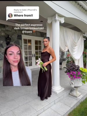 Replying to @Gabi | PharmD Paloma dress from @Park & Fifth Co. #bridesmaidsdresses #bridaltok  #greenscreen 