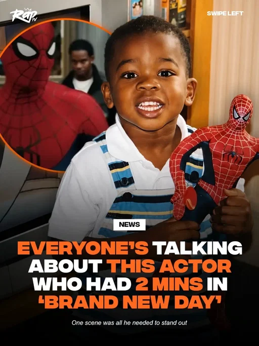 Niyi Akin fulfilled a lifelong dream with 'Spider-Man: Brand New Day'‼️❤️ Akin plays David, appearing for just a few minutes in one of the movie's most important scenes, introducing the UK actor to a massive global audience 👀 He shared a heartfelt message after release sharing that his dream to be in Spider-Man one day came true 🥹🔥 Have y'all seen the new Spider-Man yet⁉️🤔 @Niyi Akin X Luwani @AA⚽️ #SpiderMan #SpiderManBrandNewDay #TomHolland #PlayboiCarti  