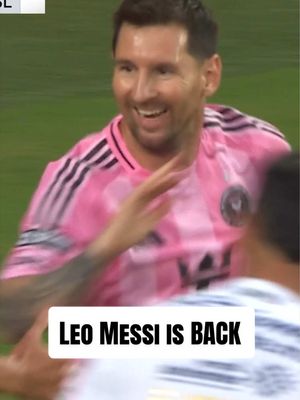 Leo Messi is BACK ⚡️ What a finish in @Leagues Cup action #messi #leaguescup #intermiami #leomessi #Soccer 