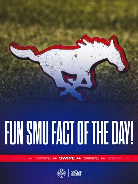 Did you know the origin of how SMU adopted the Mustangs name? We got the story right here ‼️🔥 • • • • #PonyUp #PonyUp🐎 #SMU #SMUFB #Dallas @SMU Football @SMU Mustangs @The College Sports Company 