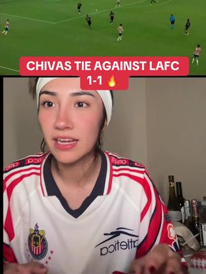 medio tiempo 1-1 #chivas #arribalaschivas 