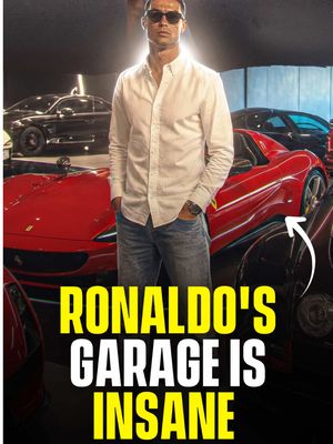 Cristiano Ronaldo has given followers a rare look inside his ridiculous supercar collection with a post captioned "My Toys." The garage features a Ferrari Daytona SP3, a Monza SP1, a Purosangue, and a Bugatti Veyron Vitesse, sitting next to his Bugatti Centodieci, one of only 10 ever built and worth around $10 million on its own. The cars shown are collectively worth over $30 million, and Ronaldo has previously said he's lost count of how many he actually owns. #hosted #pubity #viral 