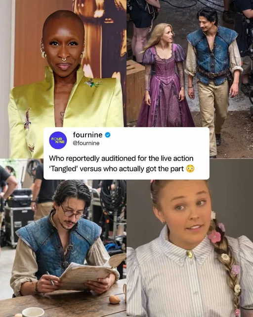 Now that Tangled has officially begun filming here’s a look at who ALMOST made the cast 🕯️✨ #tangled #cynthiaerivo #jojosiwa #sabrinacarpenter