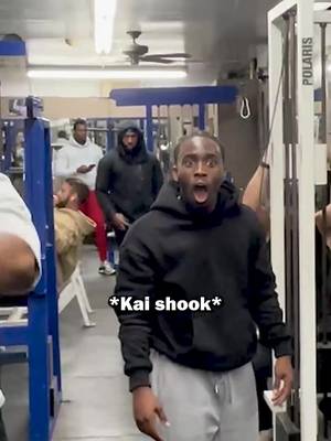 Kai was going through it at Diamond Gym #gym #motivation 