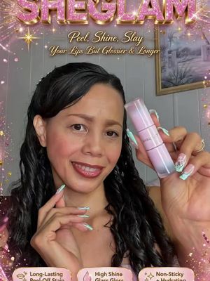 SHEGLAM Line to Shine Peel-Off Lip Stain & Gloss Duo @SHEGLAM  #SHEGLAM #SHEGLAMlipcombo #SHEGLAMLinetoShine