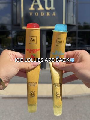 Which flavour are you choosing?? Au Vodka Ice Lollies are BACK🧊🏆 #auvodka #drinktok #drinktiktok 