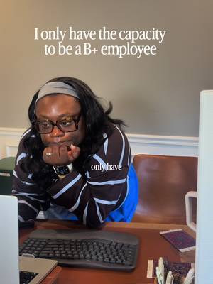 North Star: B+ employee, A+ human.  #corporatelife #9to5life #workplace #career #millennial  IB by a thread I recently saw by jack_bourdreau and a comment from carolynflueckiger