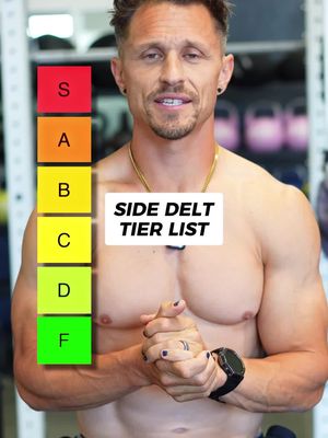 Do you agree with my ranking? Let me know 👇 Want my personal favorite exercises for building muscle? Check out our app in the link in bio. #sidedelts #shoulderworkout #lateralraise #tierlist #functionalbodybuilding   