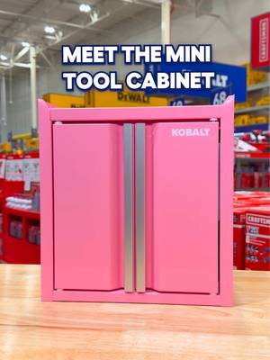 We know you’ve been waiting for this one 🧰…shop the Kobalt Mini Tool Cabinet NOW with the link in bio! #minitoolbox #lowesfind #mini 