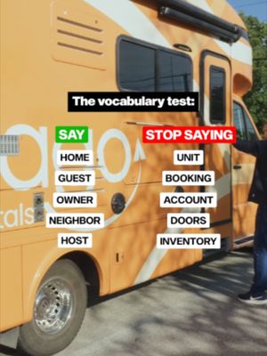 Take the hospitality vocabulary test.  Does your team use corporate real estate jargon or human-centered terms? The words your team uses every day directly impact how they treat your clients and guests. - Swap Unit for: Home - Swap Booking for: Guest - Swap Account for: Owner - Swap Doors for: Neighbor - Swap Inventory for: Host Build a human-first culture starting with your vocabulary. Bigger isn't the win. Better is. #workplaceculture #shorttermrentals #creatorsearchinsights #LeadershipMindset