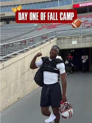 Badgers ready to roll 🤩 #Badgers #CollegeFootball #fallcamp