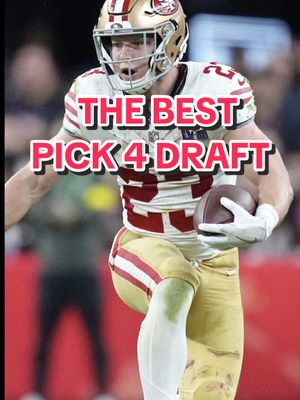The BEST draft strategy from pick 4 in fantasy football 🏈 #fantasyfootball #fantasyfootballdraft 