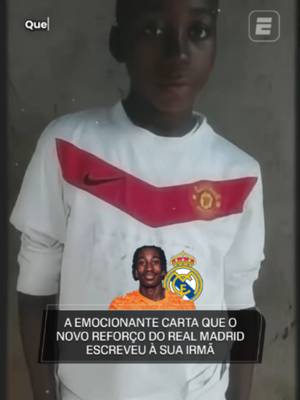 Do campinho de terra ao Real Madrid. 🤍✨ Yan Diomandé vive um dos momentos mais especiais da carreira. O atacante de 19 anos emocionou o mundo ao publicar uma carta aberta dedicada à sua falecida irmã, Roxane, que sempre acreditou que ele se tornaria o "novo Cristiano Ronaldo". ❤️ Depois de enfrentar rejeições, dificuldades para permanecer na Europa e precisar recomeçar, Diomandé transformou a dor em motivação e prometeu dedicar cada gol da carreira à irmã. Agora, a história ganha mais um capítulo inesquecível: o jovem foi anunciado oficialmente como novo reforço dos Merengues. 🌟⚽ #FutebolNaESPN #RealMadrid #Diomande #tiktokesportes