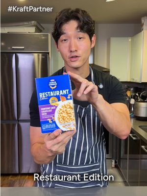 #KraftPartner it’s pasta night and the new @kraftmacandcheese Restaurant Edition is on the menu.  Tonight I’m making the Monterey Jack Caramelized Onion Flavor, which has that bold, rich taste I’ve been looking for in a pasta.  Try all three flavors yourself, in stores now