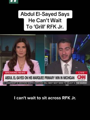 Fresh off his Michigan Democratic Senate primary victory, Abdul El-Sayed said RFK Jr. is the Trump official he'd most like to question in a Senate hearing “for all of the grift.” #AbdulElSayed #Michigan #Primary #Senate #RFKJr 