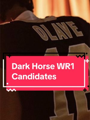Dark horse wide receiver 1 candidates for fantasy football #fantasyfootball #fantasyfootballtips #fantasyfootballdraft #nfl 