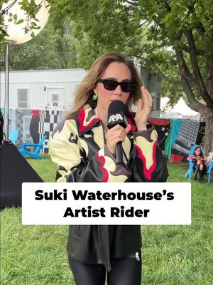 Suki Waterhouse reveals her rider must-haves...🥕🪥