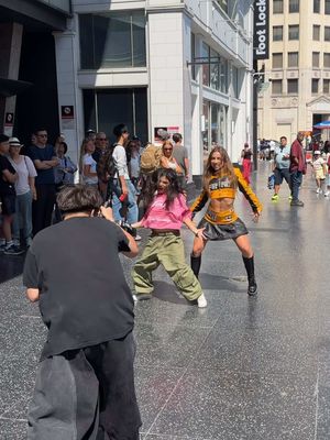 The way the little girl with the pink shirt joined in and completely STOLE the show!!!! Who wants the results??? #behindthescenes #dance 