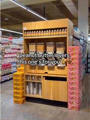 Our peanut butter self-serve stations let you pick your blend and make it fresh on the spot! 🥜 #wholefoodsmarket #peanutbutter 
