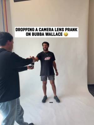 That’s coming out of your paycheck @Bubba Wallace 💰📸 #Prank #Funny #Camera #BubbaWallace