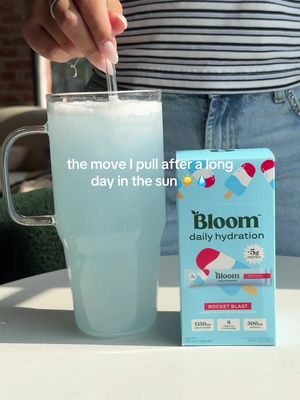 finally found the perfect way to rehydrate after a hot day! available now on TikTok Shop 😉💧 #dailyhydration #bloom 