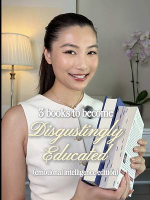 3 books that’ll make you disgustingly educated (emotional intelligence edition) ✨ #selfgrowth #books #SelfImprovement #BookTok #reading