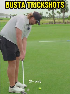 Busta Trickshots had to come out for this one, shoutout @mikeshardlemonade 🤝🏻 #bustajackgolf #ad #mikeshard #21+only 