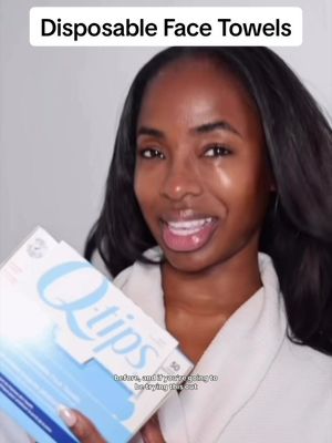 One product. More uses than you think! 👏🏽 As a makeup artist, the new @Q-tips  Clean Disposable Face Towels have become a staple in both my professional kit and my own skincare routine 💎 Cleaning up eyeliner & mascara mistakes 💎 Sharpening lipstick edges 💎 Wiping my hands between cream products 💎 Keeping my workspace more hygienic 💎 Removing makeup at the end of the day 💎 Drying my face after cleansing 💎 Post-workout face refresh Made from 100% cotton: they’re soft, lint free &  designed to give you a fresh towel every time Have you tried disposable face towels yet? 👇🏾   Available @Walmart   #QtipsPartner #Qtips #skincarewithjaleesa #BeautyRoutine #skincareroutine ProMakeupArtist