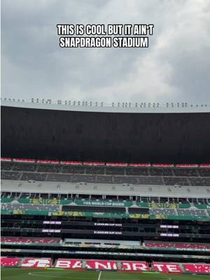 Yeah Azteca is cool but nothing like mission valley 👀🏟️ #sandiegofc #clubamerica #estadioazteca 
