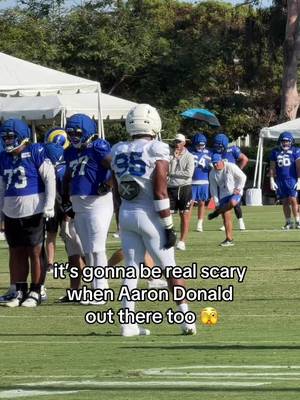 Myles Garrett & Aaron Donald together oh my godddddddddd. 😳 #nfl #rams #aarondonald #mylesgarrett 