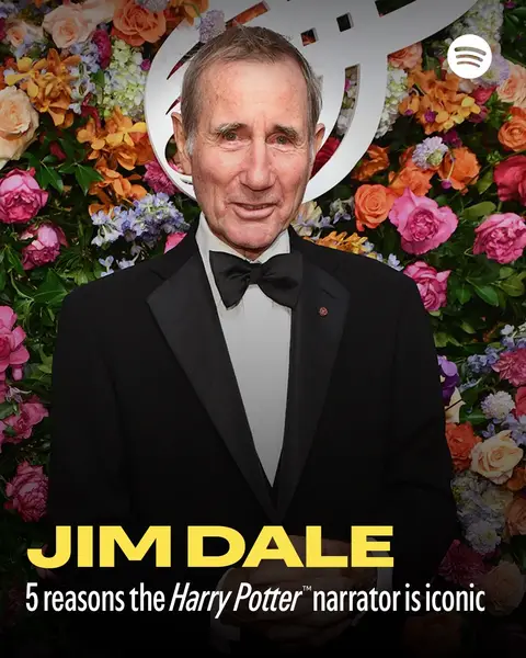 Jim Dale has a way of taking us right back ✨All seven Harry Potter audiobooks, included in Premium. #HarryPotter #JimDale #SpotifyBooks 