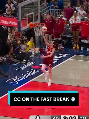 CLARK TO THE CUPPP 🔥 CC gets the fast break off the steal to bring the @Indiana Fever ahead! #WNBA #wnbaseason30 #caitlinclark #fastbreak #tuff