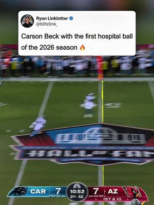 Carson Beck started the NFL season off with a bang with a strong hospital ball to open the season The Cardinals rookie looked sharp in his debut, finishing 15-of-19 for 188 yards and a touchdown, but he also uncorked the first hospital ball of the season. Somehow his receiver held on, and the play still ended in six. Outside of that throw, Beck looked poised, accurate, and in control of the offense. If this performance is any indication, Arizona may have found its quarterback of the future. Will Carson Beck become the Cardinals’ franchise quarterback? #NFL #Cardinals #CarsonBeck #Football #NFLPreseason