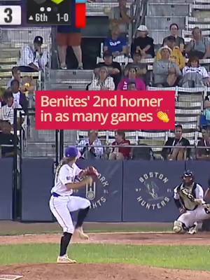 Denae Benites goes 2 for 2 - two homers in two games! #wpbl #womensbaseball #womeninsports #womenssports #nyheights 