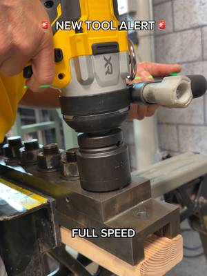 Rusted nuts are officially on notice. 🔩💪 #BuiltBlackAndYellow #DEWALTTough #DEWALT