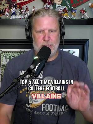Who are the top 5 all time villains in college football? 