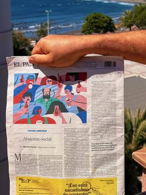 Gracias @El País por publicarme estas cuatro frases para explicar la pesadilla que vivo desde que no bebo… “Ya llevo dos años y medio sin beber, y esa frescura y esa agilidad mental son ahora las nuevas cadenas de mi identidad y una cárcel de la que ya no sé si algún día podré escapar…” https://elpais.com/cultura/2026-08-07/abstemio-social.html?outputType=amp
