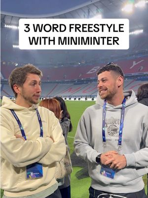 3 Word Freestyle with @miniminter 🩵  