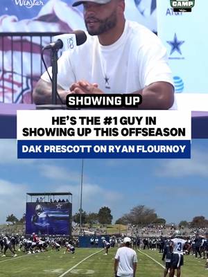 Dak Prescott on Ryan Flournoy: "He's the #1 Guy In Showing Up This Offseason"