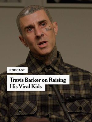 Travis Barker, whose children Alabama and Landon Barker have become public figures through social media and reality TV, talks about how he approaches parenting kids in the spotlight. Tap the link in our bio to watch the full interview.