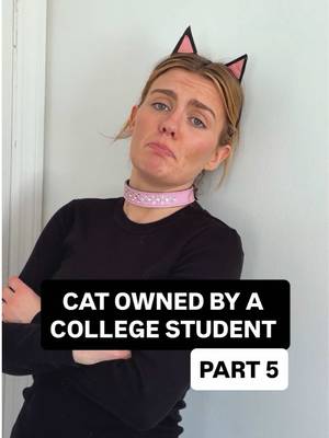 This guys kinda growing on me… @Chelsea Matkins #collegelife #cat #collegepet #cats #comedy