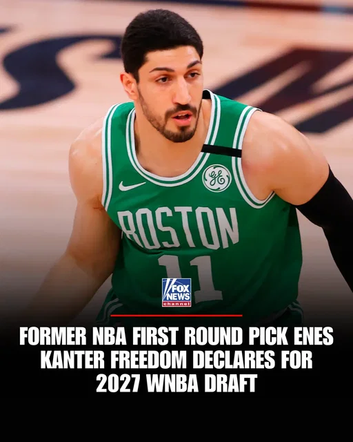 Former NBA first-round pick Enes Kanter Freedom is declaring for the 2027 WNBA Draft as transgender athletes become a major flashpoint around the league. It comes after Sophie Cunningham said women's sports should remain female, while several WNBA players and coaches have said they would welcome transgender athletes. "If simply declaring who you are is all that’s required, then I meet every requirement necessary to compete in the WNBA," Freedom says.