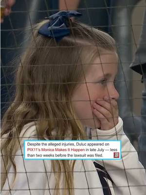 37-year-old healthcare executive Stephanie Duluc is suing the Yankees for $10 million after she claims getting hit by an errant bat caused a traumatic brain injury, concussion, severe light sensitivity and permanent damage to her neck and hands, leaving her unable to return to her job, per the @New York Post | News’s Peter Senzamici. Duluc likely faces a high-stakes legal battle over a doctrine that exempts teams from liability over similar injuries. She also appeared on a television show to discuss her profession's accomplishments nearly two months after the incident and less than two weeks before she filed the lawsuit