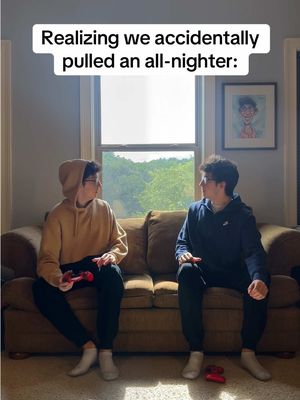 When you and your brother are caught accidentally pulling an all-nighter😴😂 #fyp #ritzceo #foryou #allnighter 