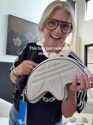 Making my new adidas bag more me 🖤